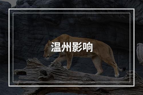 温州影响