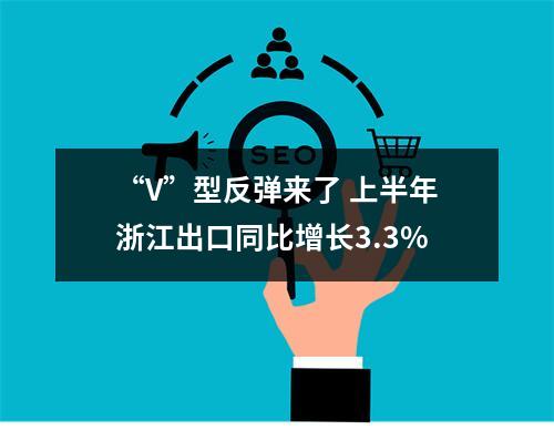 “V”型反弹来了 上半年浙江出口同比增长3.3%