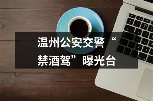 温州公安交警“禁酒驾”曝光台