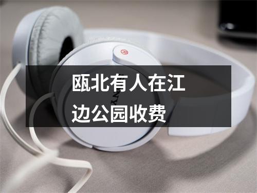 瓯北有人在江边公园收费