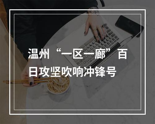 温州“一区一廊”百日攻坚吹响冲锋号