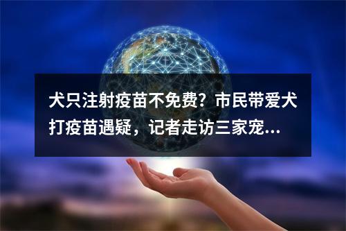 犬只注射疫苗不免费？市民带爱犬打疫苗遇疑，记者走访三家宠物诊所说法各不同