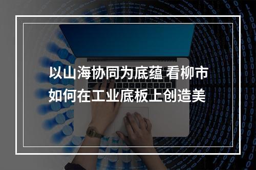 以山海协同为底蕴 看柳市如何在工业底板上创造美