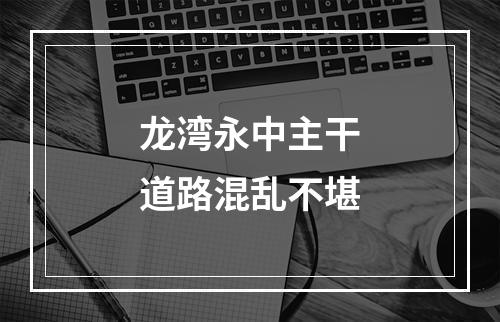 龙湾永中主干道路混乱不堪