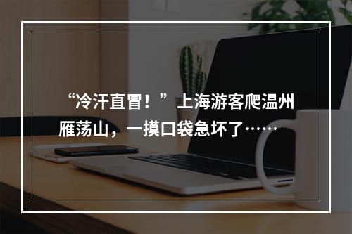 “冷汗直冒！”上海游客爬温州雁荡山，一摸口袋急坏了……