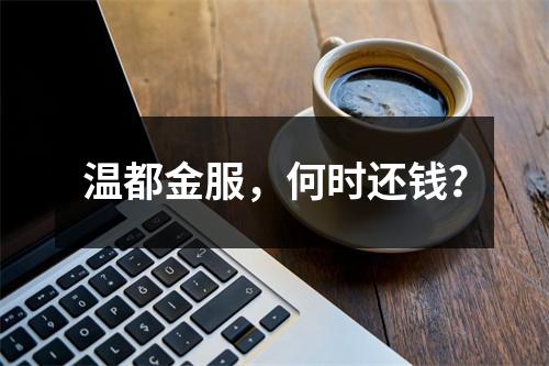 温都金服，何时还钱？