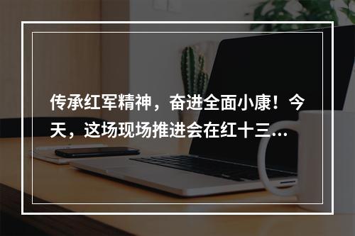 传承红军精神，奋进全面小康！今天，这场现场推进会在红十三军诞生地举行