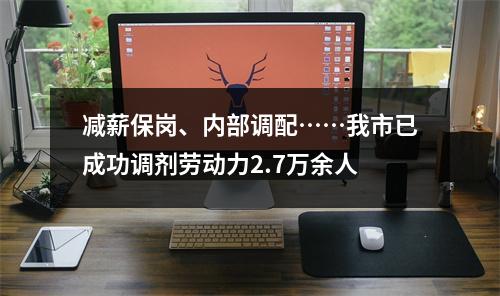 减薪保岗、内部调配……我市已成功调剂劳动力2.7万余人