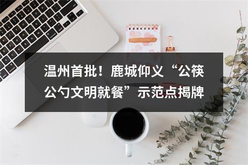 温州首批！鹿城仰义“公筷公勺文明就餐”示范点揭牌