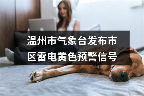 温州市气象台发布市区雷电黄色预警信号