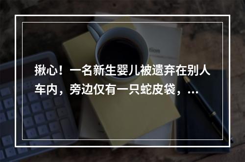 揪心！一名新生婴儿被遗弃在别人车内，旁边仅有一只蛇皮袋，民警多方查找……