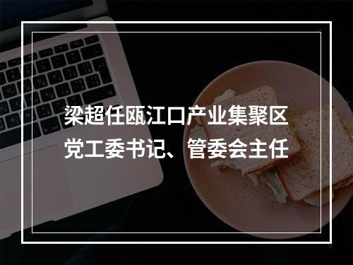 梁超任瓯江口产业集聚区党工委书记、管委会主任