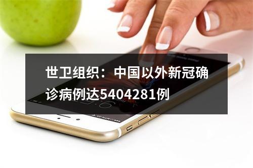 世卫组织：中国以外新冠确诊病例达5404281例