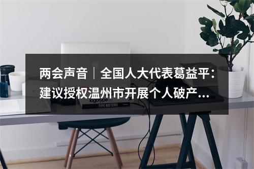 两会声音｜全国人大代表葛益平：建议授权温州市开展个人破产制度改革试点