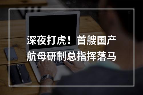 深夜打虎！首艘国产航母研制总指挥落马