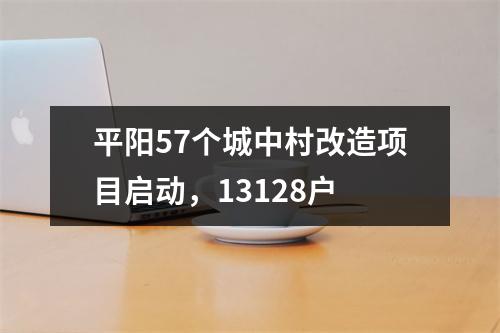 平阳57个城中村改造项目启动，13128户