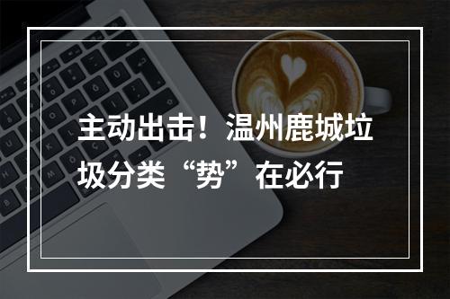 主动出击！温州鹿城垃圾分类“势”在必行