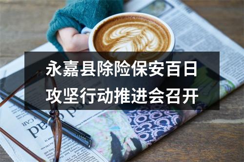永嘉县除险保安百日攻坚行动推进会召开