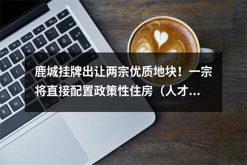鹿城挂牌出让两宗优质地块！一宗将直接配置政策性住房（人才住房）