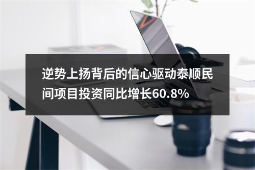 逆势上扬背后的信心驱动泰顺民间项目投资同比增长60.8%