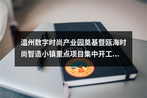 温州数字时尚产业园奠基暨瓯海时尚智造小镇重点项目集中开工仪式举行