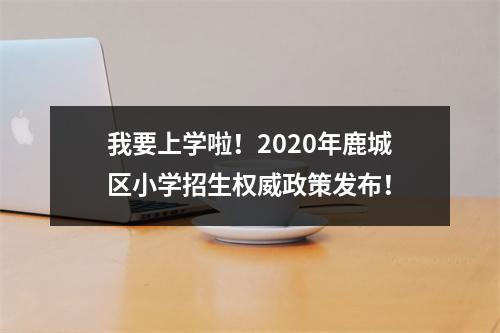 我要上学啦！2020年鹿城区小学招生权威政策发布！