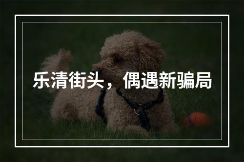 乐清街头，偶遇新骗局