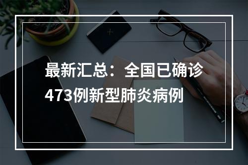 最新汇总：全国已确诊473例新型肺炎病例