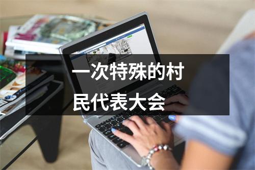 一次特殊的村民代表大会