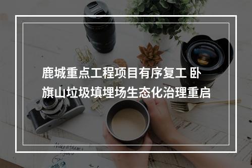 鹿城重点工程项目有序复工 卧旗山垃圾填埋场生态化治理重启