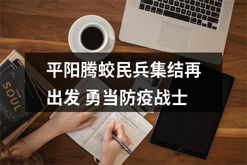 平阳腾蛟民兵集结再出发 勇当防疫战士
