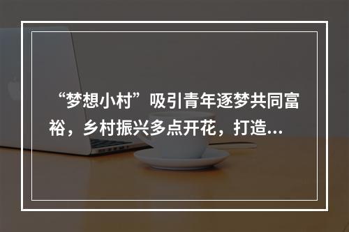 “梦想小村”吸引青年逐梦共同富裕，乡村振兴多点开花，打造鳌江版 “富春山居图”