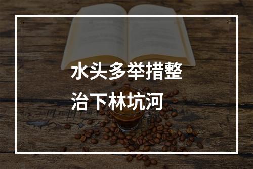 水头多举措整治下林坑河
