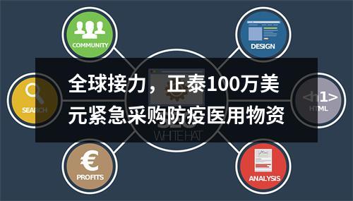 全球接力，正泰100万美元紧急采购防疫医用物资