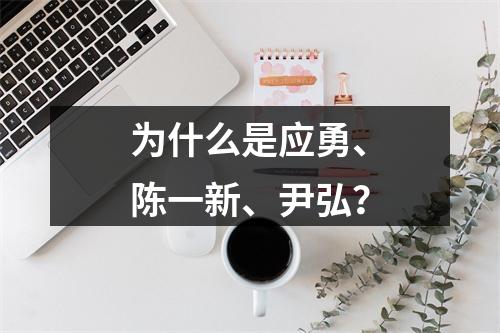 为什么是应勇、陈一新、尹弘？