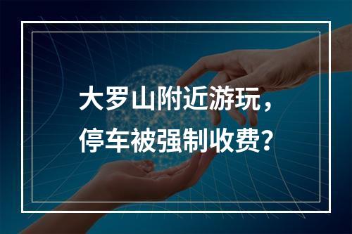 大罗山附近游玩，停车被强制收费？