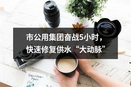 市公用集团奋战5小时，快速修复供水“大动脉”