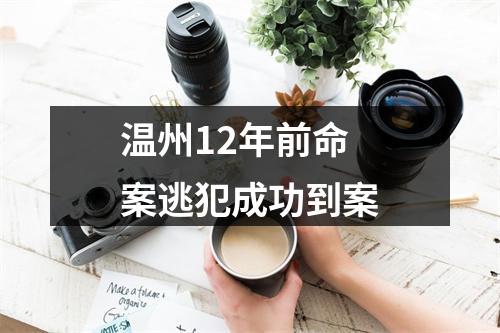 温州12年前命案逃犯成功到案