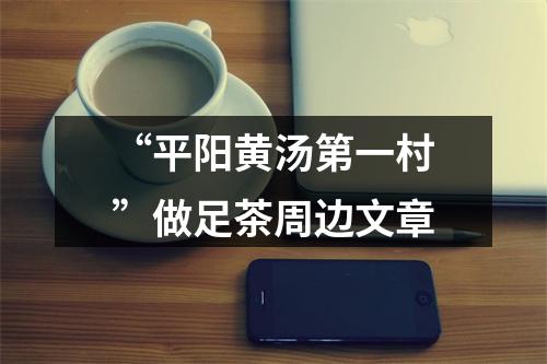 “平阳黄汤第一村”做足茶周边文章