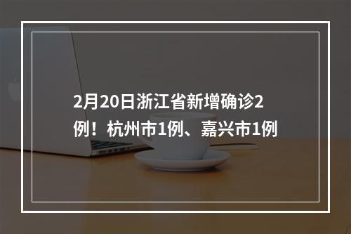 2月20日浙江省新增确诊2例！杭州市1例、嘉兴市1例