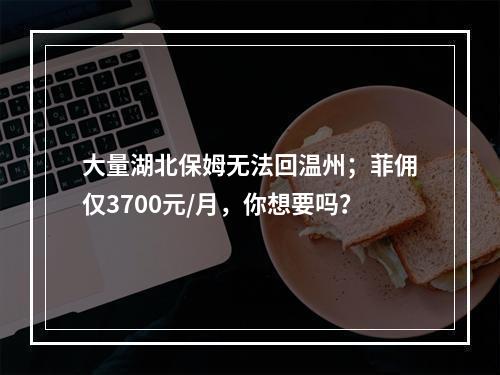 大量湖北保姆无法回温州；菲佣仅3700元/月，你想要吗？