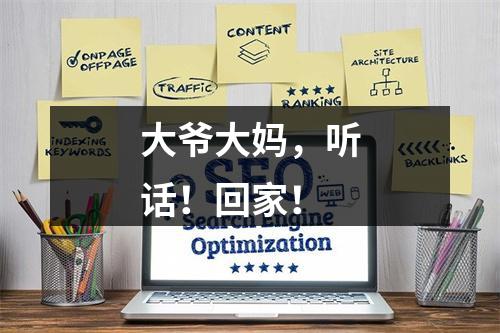 大爷大妈，听话！回家！