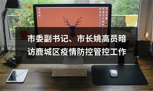 市委副书记、市长姚高员暗访鹿城区疫情防控管控工作