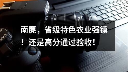 南麂，省级特色农业强镇！还是高分通过验收！