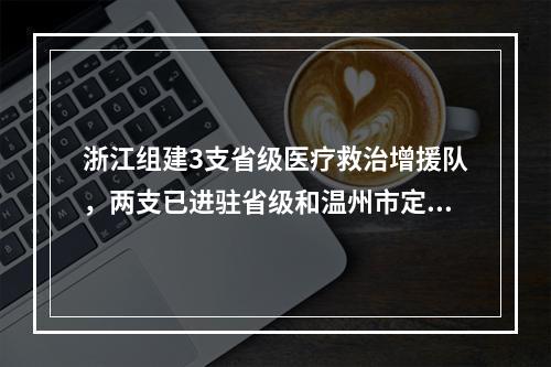 浙江组建3支省级医疗救治增援队，两支已进驻省级和温州市定点医院