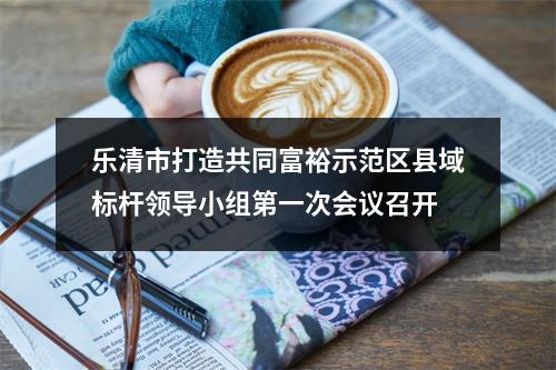 乐清市打造共同富裕示范区县域标杆领导小组第一次会议召开