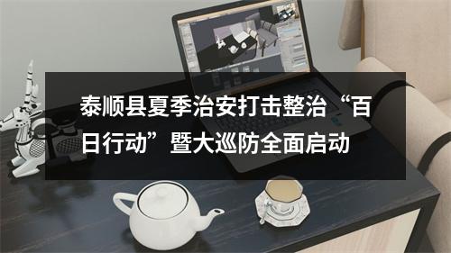 泰顺县夏季治安打击整治“百日行动”暨大巡防全面启动