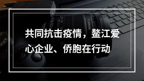 共同抗击疫情，鳌江爱心企业、侨胞在行动