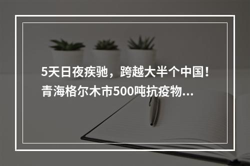 5天日夜疾驰，跨越大半个中国！青海格尔木市500吨抗疫物资抵平