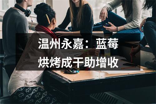 温州永嘉：蓝莓烘烤成干助增收